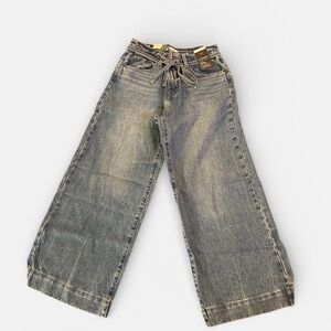 Levi’s Draw String Wide -Leg Blue Jeans NWT 28x29